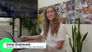 Cindy loopt stage bij The Fully Bookers