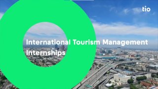 Internships in tourism: all over the world