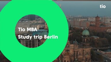 MBA-studenten op studiereis in Berlijn