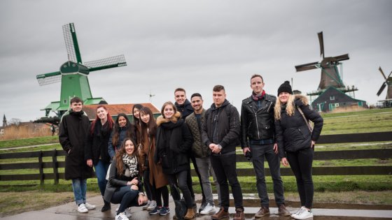 Tio at de Zaanse schans