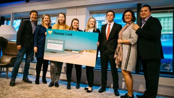 Winners of the Tourism Innovation project for Thomas Cook