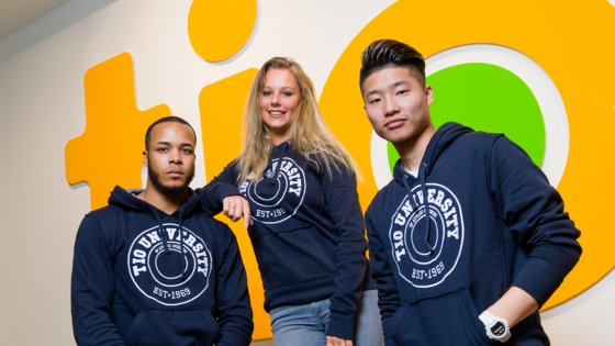 Hoodies with Tio logo