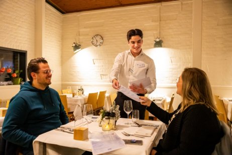 People in a restaurant
