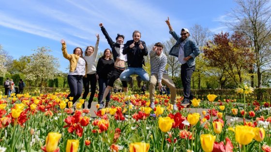 Exchange students in Holland