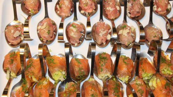 Preparing food at star restaurant De Librije