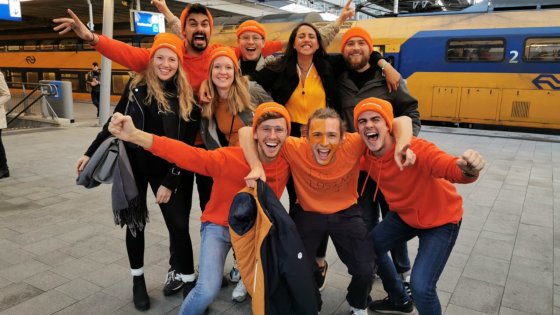 Exchange students in Holland