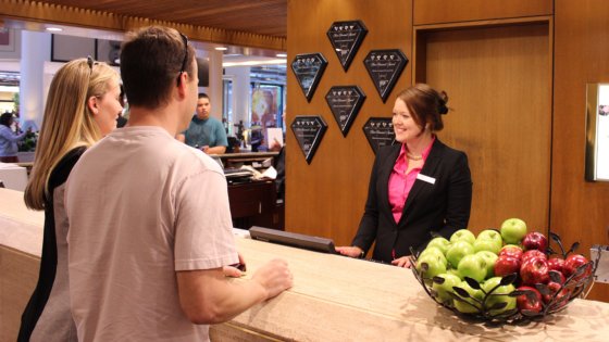 Management trainee at the Hilton hotel