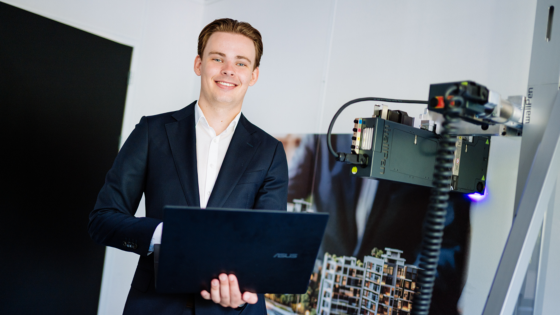 From minor to successful business: Thijs shapes his own career